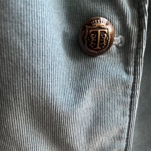 Talbots Dusty Blue Corduroy Blazer 14W - Picture 3 of 8